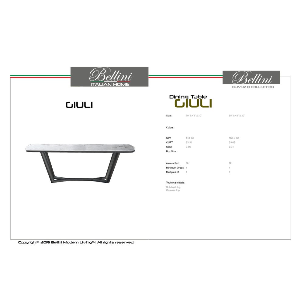 Giuli WHT 79"